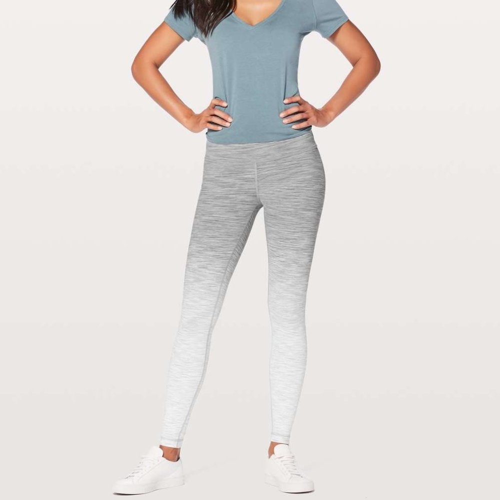 Lululemon Wunder Under Hi-Rise Tight (Ombre Melange) *Full-On Luon 28" Size 8